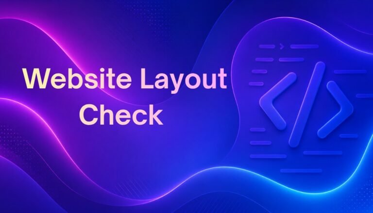 Website Layout Check