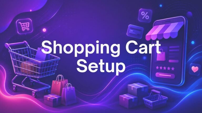 Shopping Cart Setup